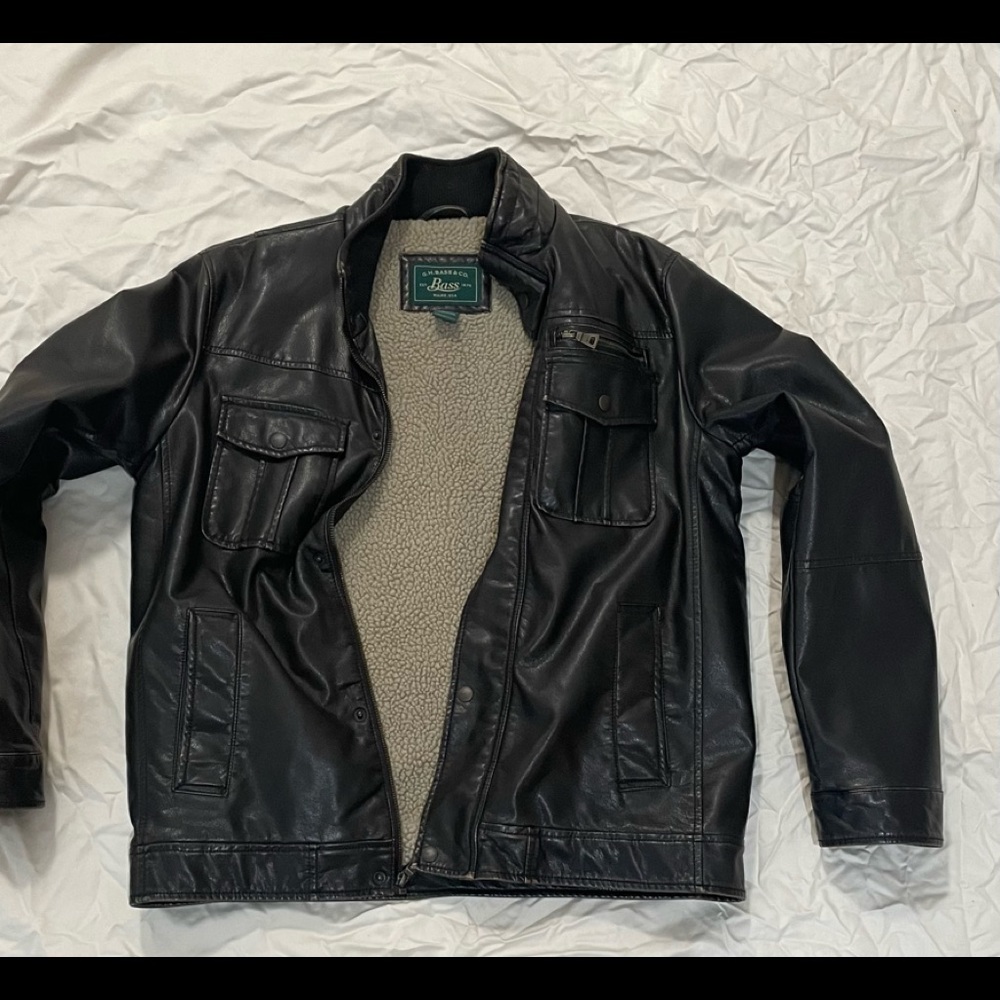 Bass Faux Leather Jacket